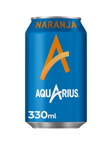 Aquarius naranja lata 33 cl.