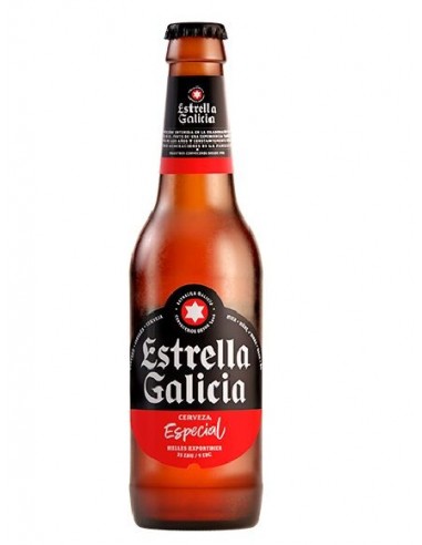 Cerveza Estrella Galicia tercio 33 cl.