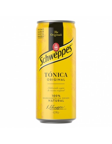 Tónica Schweppes lata 33 cl.