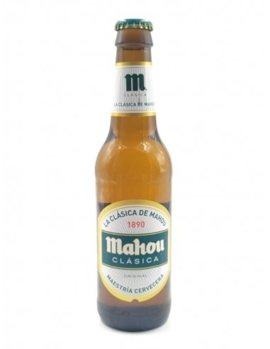 Cerveza Mahou Clásica tercio 33 cl. Retornable