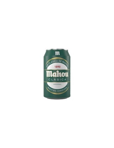 Cerveza Mahou Clásica lata 33 cl.